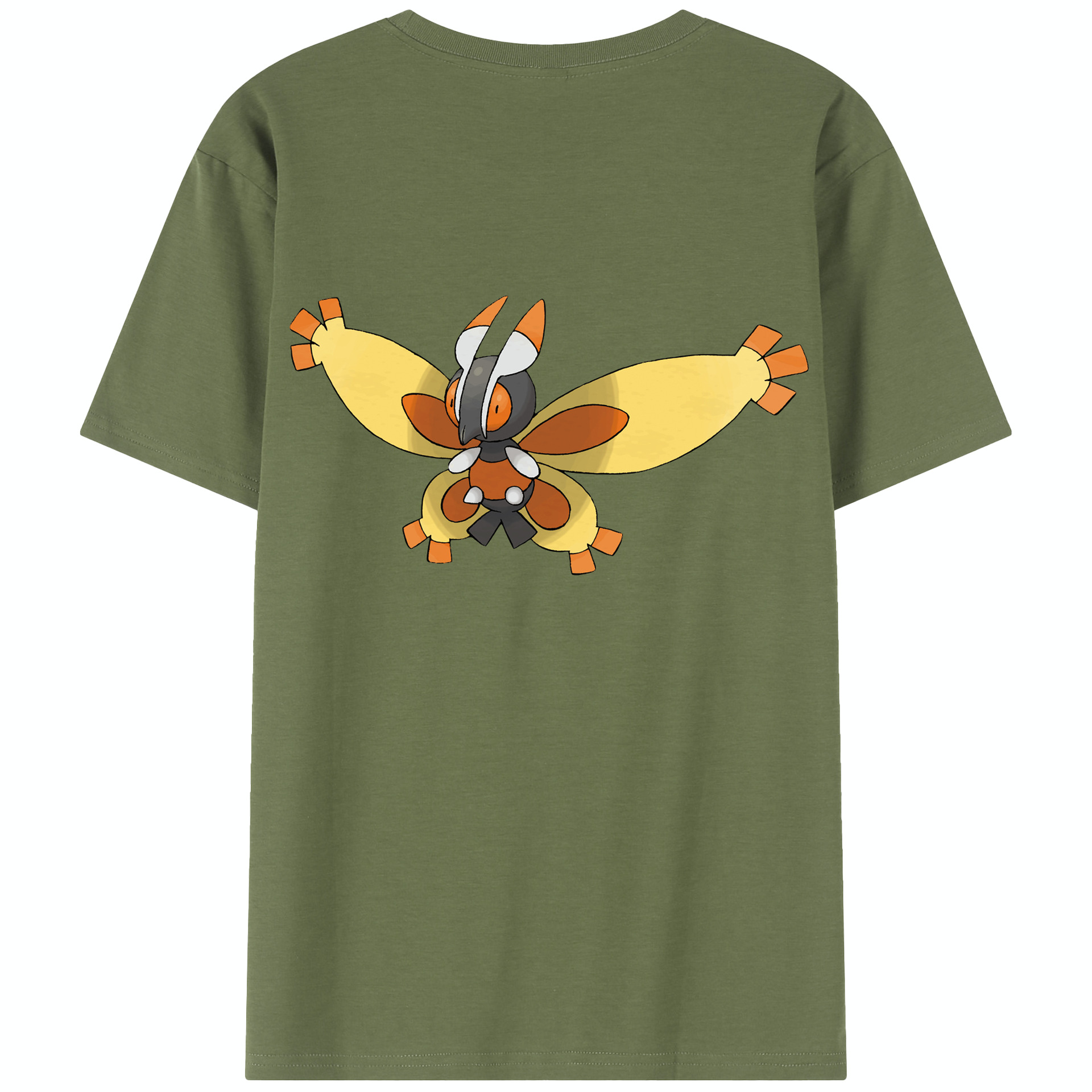 （画像用） ポケットモンスター Pokémon 綿100％半袖Tシャツ（背面プリント）
